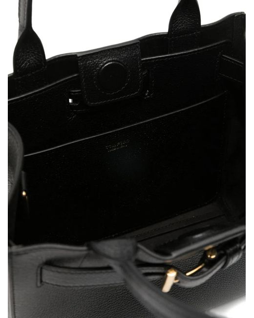 Tom Ford Black Audrey Small Leather Tote