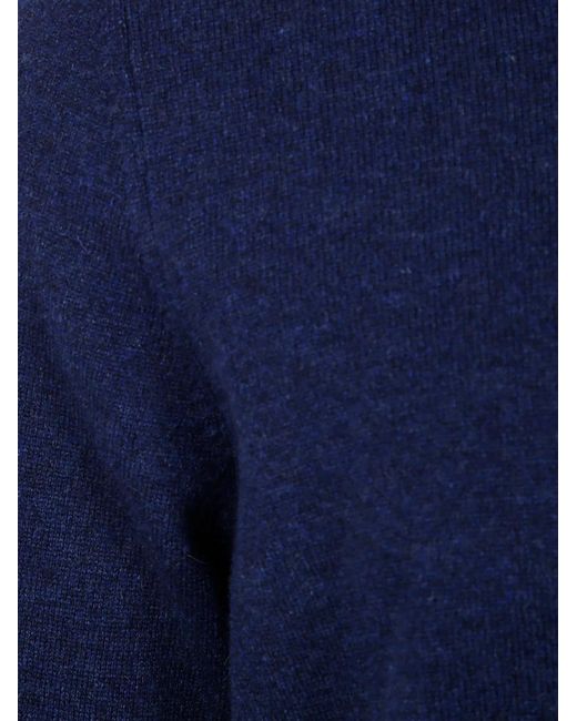 Gran Sasso Blue Round Neck "Gransasso" Round Neck Sweater for men