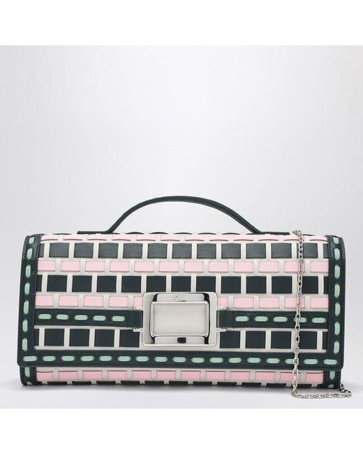 Roger Vivier Multicolor Belle Vivier Ice/ Clutch Bag