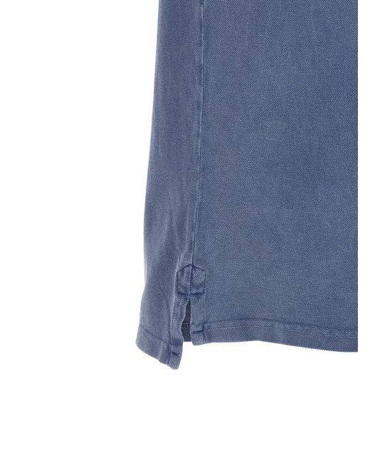 Isabel Marant Blue 'Afko' Polo Shirt for men