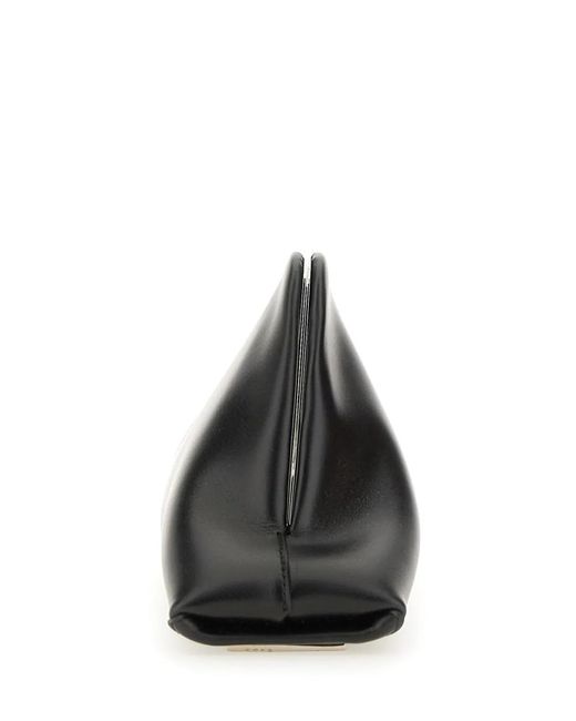 The Attico Black Clutch "Day Off" Small