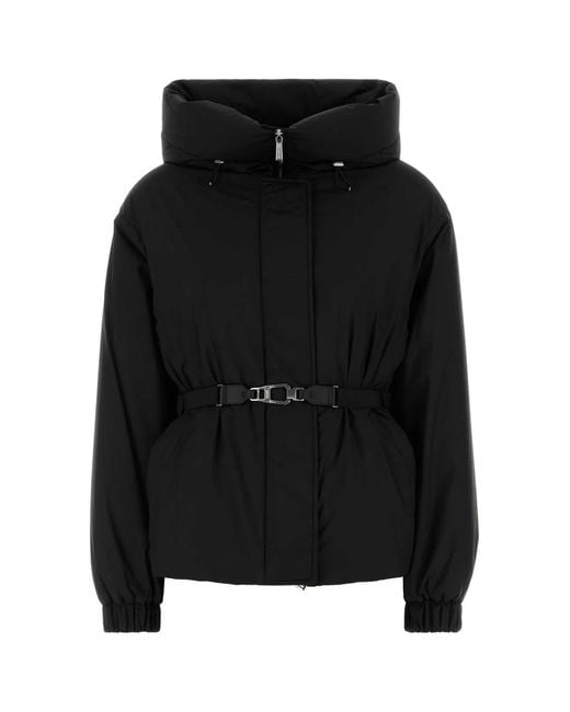 Moorer Black Piumino Con Cintura