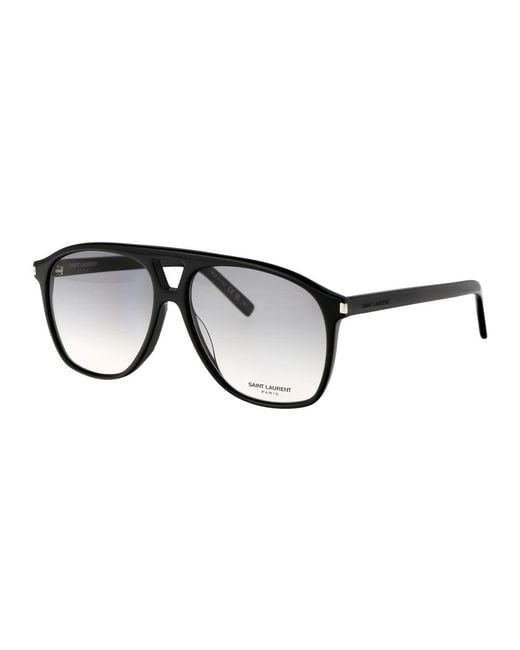 Saint Laurent Black Sunglasses Sl 596 Dune 006/14/145