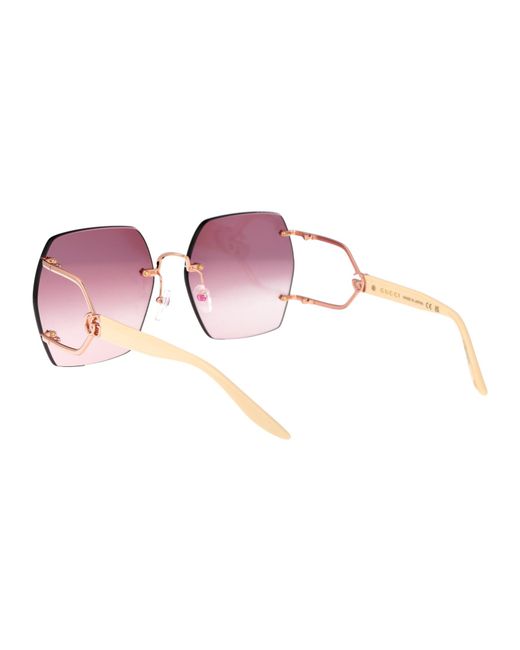 Gucci Pink Sunglasses Gg1562S 004 Ivory/17/140