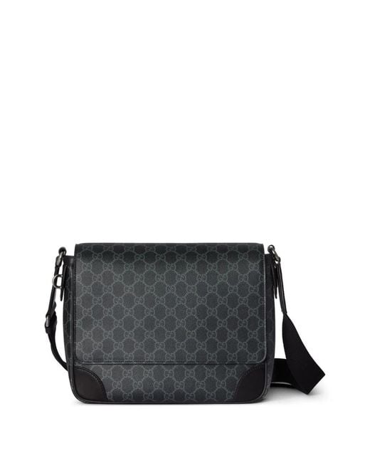 Gucci Black Polyurethane Polyamide Bag for men