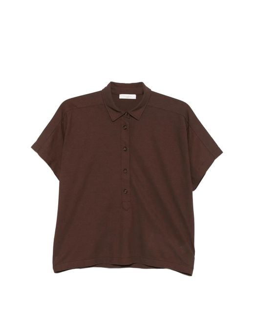 Zanone Brown V Polo Mc