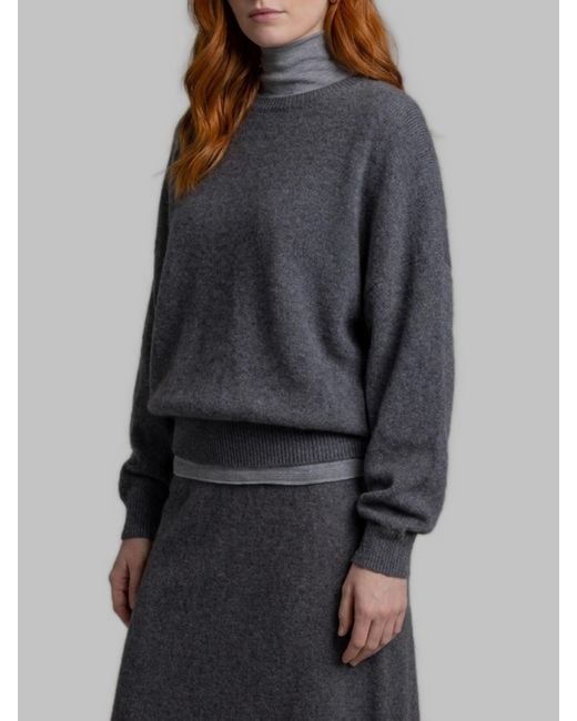 Lisa Yang Gray Graphite Veira Sweater