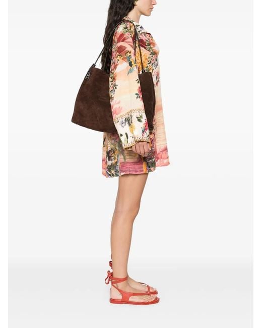 Etro Black Large Leather Tote Bag