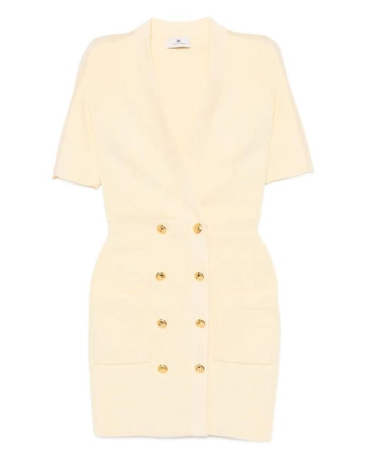 Elisabetta Franchi Women's Natural Knit Dress