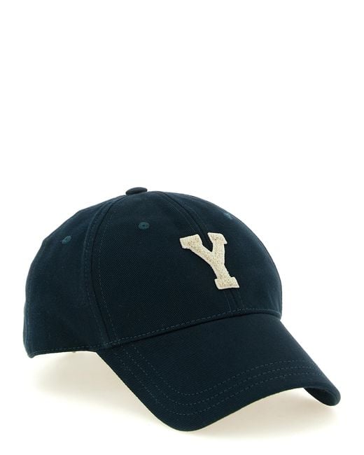 Saint Laurent Blue 'Letterman' Cap for men