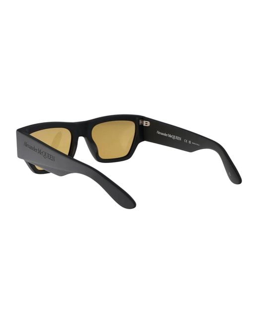 McQueen Natural Acetate Sunglasses