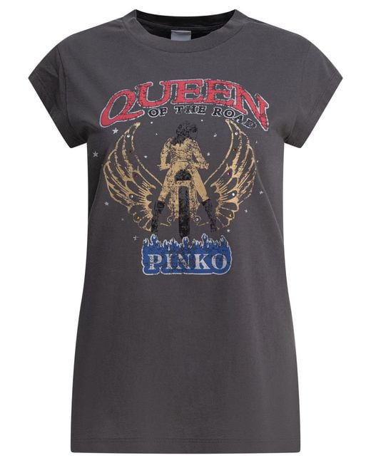 Pinko Gray Marrakech T Shirt