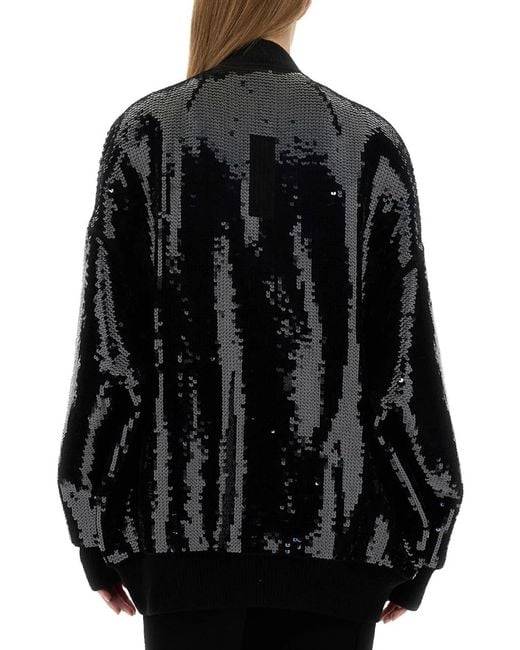 Rick Owens Black Bomber Jumbo Peter