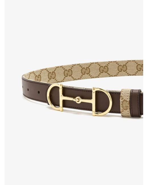 Gucci Natural Nude Neutrals Leather W25 Belt