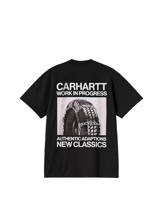 Carhartt Black S/S Sean Hamilton 03 T-Shirt for men