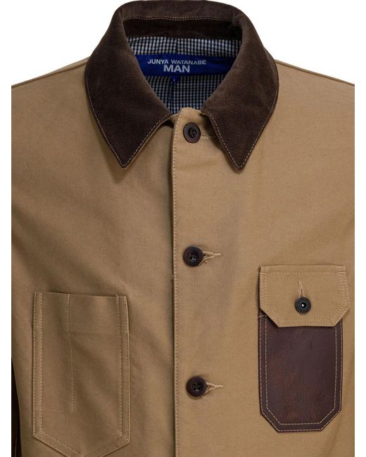 Junya Watanabe Brown Cotton Work Jacket for men