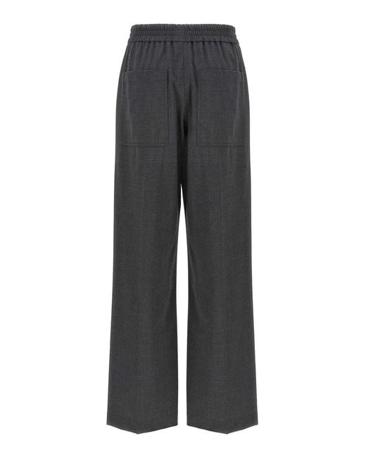 Brunello Cucinelli Gray Wool Pants