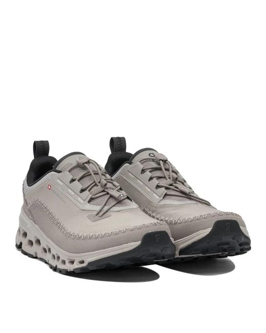 On Shoes Gray Rubber Sneakers for men