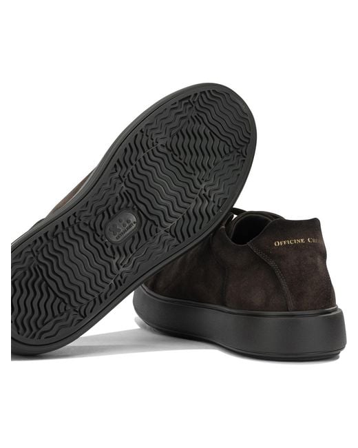 Officine Creative Black "Slouch 001" Low-Top Sneakers for men