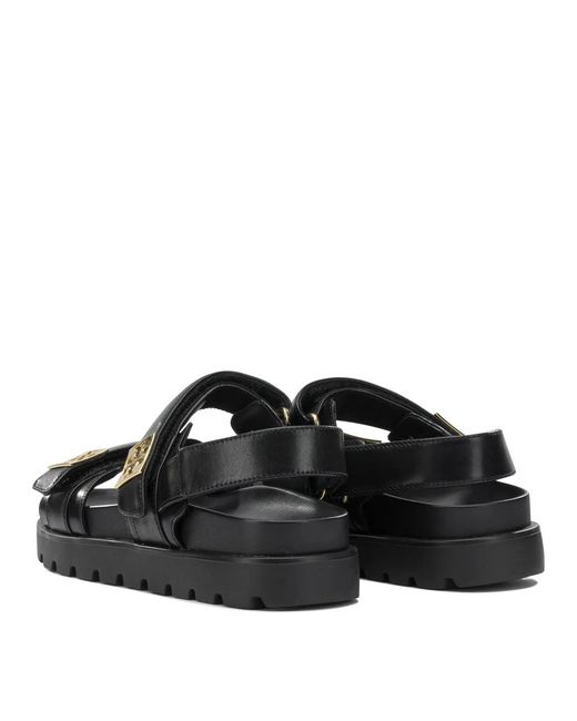 Tory Burch Black Bovine Leather Sandals