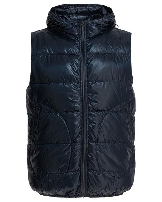 Herno Blue Nylon Jacket for men