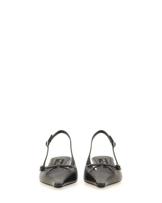 Dolce & Gabbana Black Dolce & Gabbana Tassel Slingback Shoe