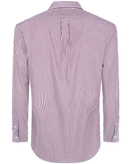 Polo Ralph Lauren Purple Long Sleeve Sport Shirt for men