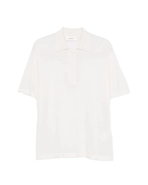 Lisa Yang White Carter Polo Shirt for men