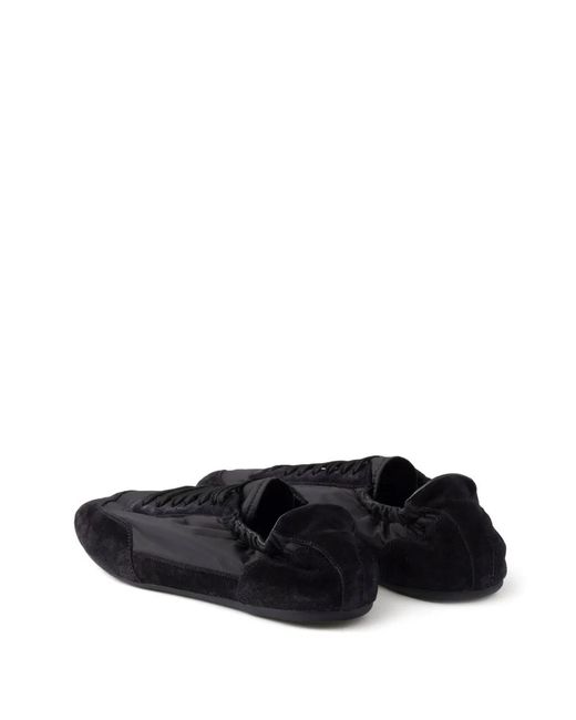 Prada Blue Flat Shoes for men