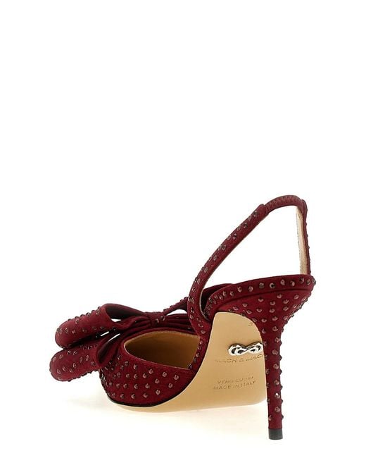 Mach & Mach Red 'Le Cadeau' Slingback