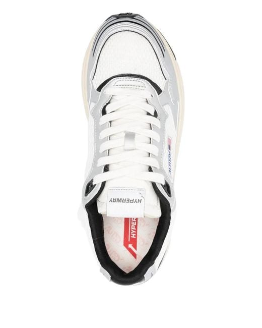 Autry White Sneakers Hyperway for men