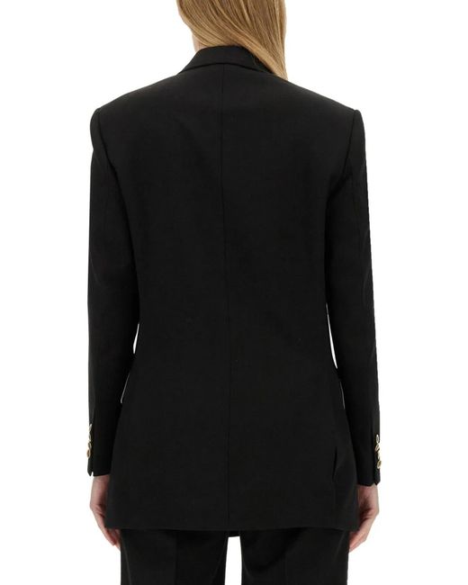 Victoria Beckham Black Double-Breasted Jacket