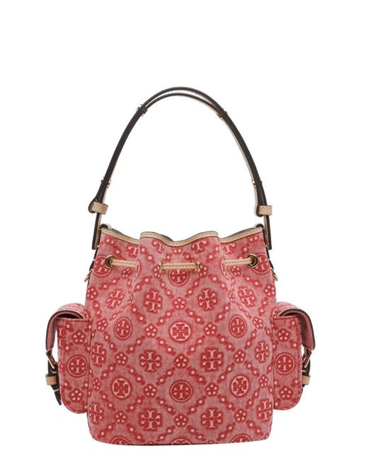 Tory Burch Red Bag T-Monogram