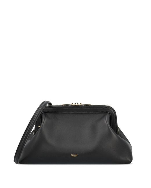 Céline Black Small Doctor Leather Cross Body Bag