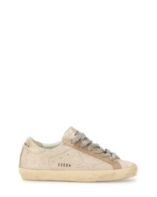 Golden Goose Deluxe Brand Natural Suede Trainers