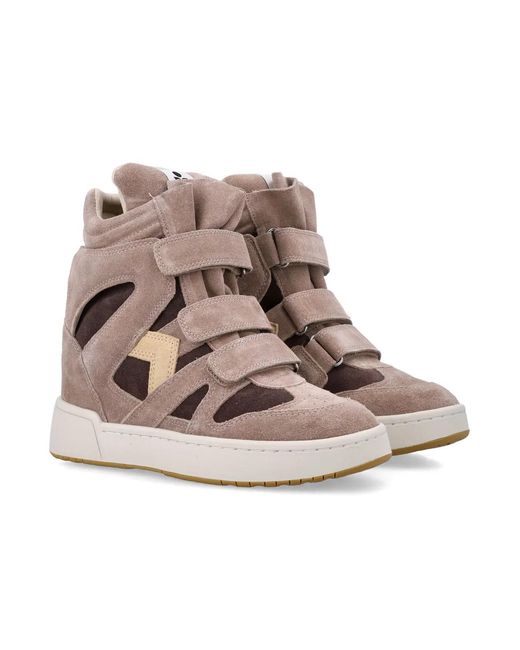 Isabel Marant Natural Im3 Wedge Sneakers