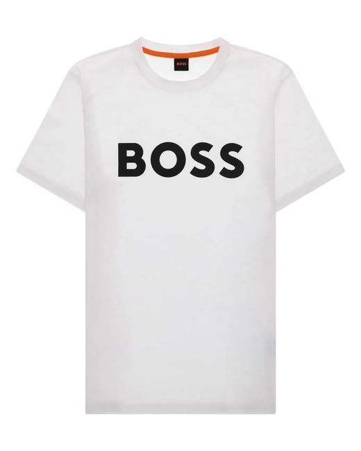 Boss Gray Tshirt Thinking 1 for men