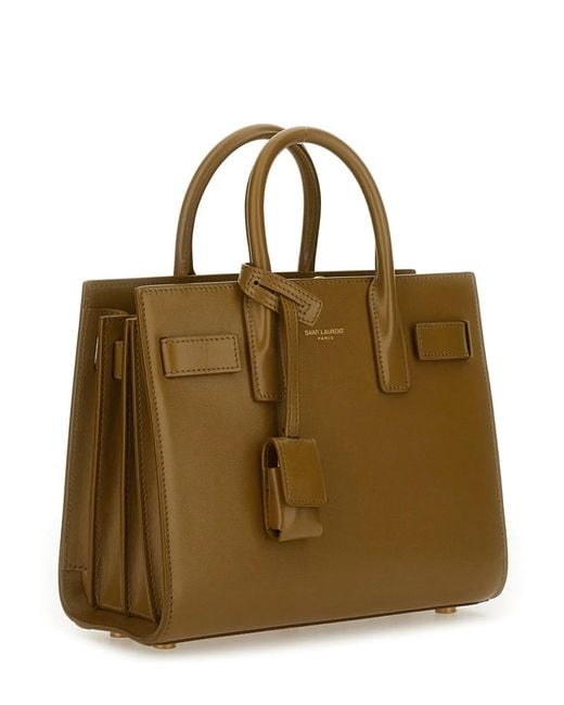 Saint Laurent Metallic "Sac De Jour" Bag