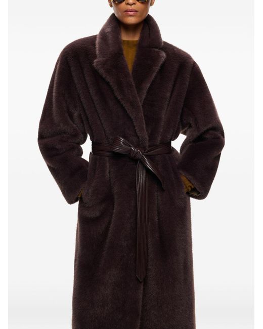 Pinko Red Polyester Coat