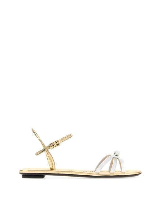 Prada White Sandals