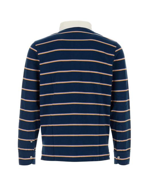 Etro Blue Stripes Polo for men