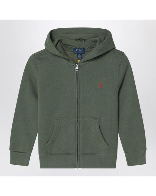 Polo Ralph Lauren Green Hooded Sweatshirt for men