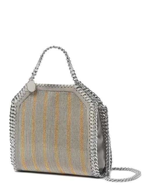 Stella McCartney Metallic "Falabella" Micro Tote Bag