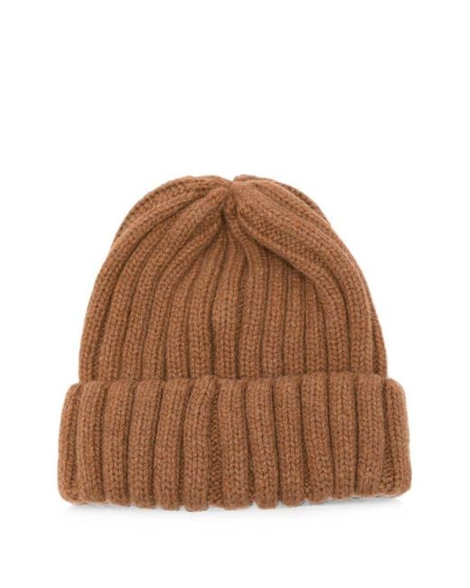 Borsalino Brown Hill Cashmere Beanie