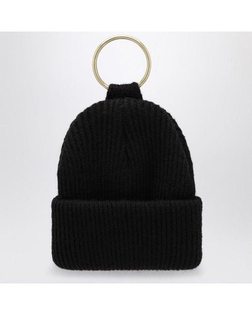 Carhartt Black Mini Watch Hat Keychain for men