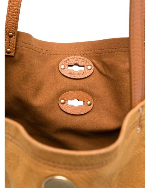 Zanellato Brown "A Spasso Jones" Medium Bag