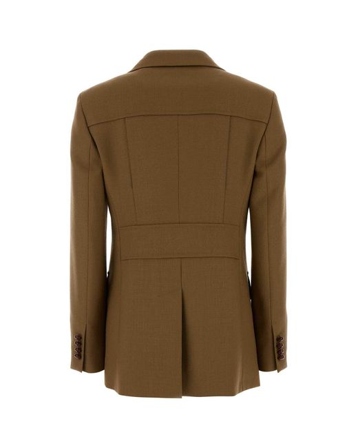Max Mara Green Wool Locusta Blazer