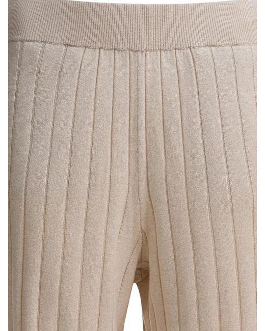 Brunello Cucinelli Natural Cashmere Pants