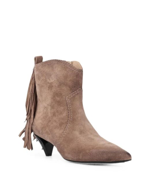 Pinko Brown Flat Shoes