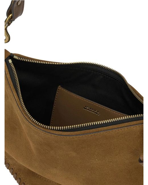 Isabel Marant Brown "Oskan Soft" Small Shoulder Bag